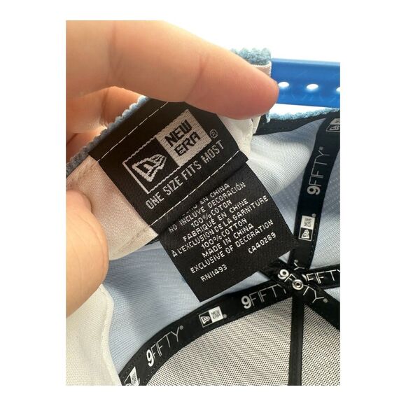 New Era 9Fifty UCLA Bruins Hat Cap Blue Snapback Adjustable Corduroy A-Frame - Picture 8 of 8